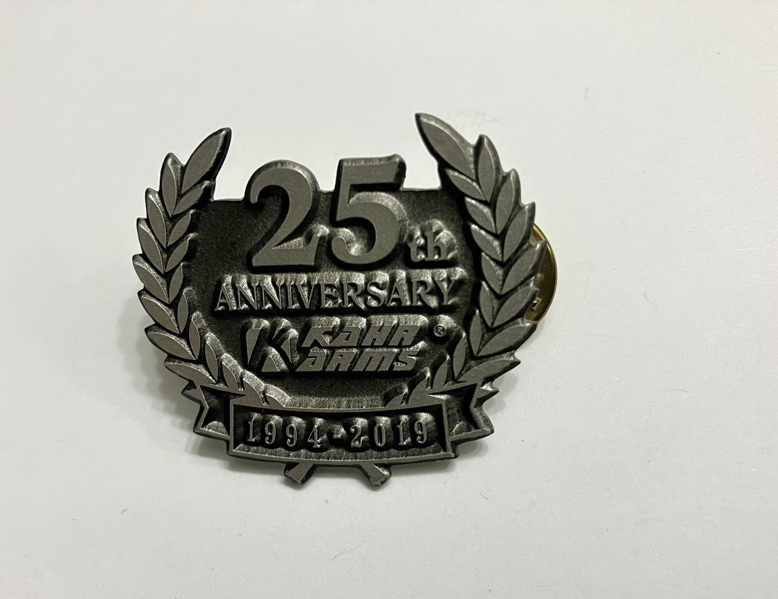 Shot Show Kahr Arms 25th Anniversary Lapel Hat Pin New