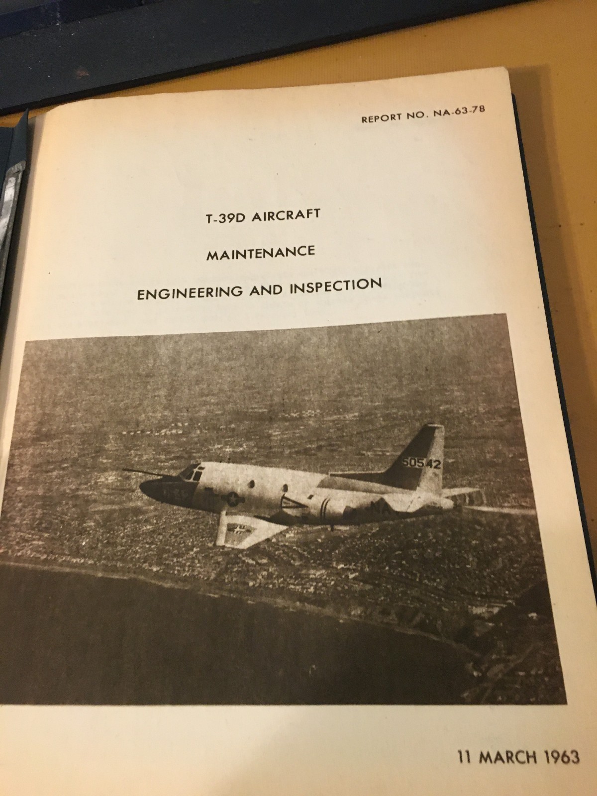 North American Sabreliner T-39D MEI, Maintenance Engineering & Inspection Report