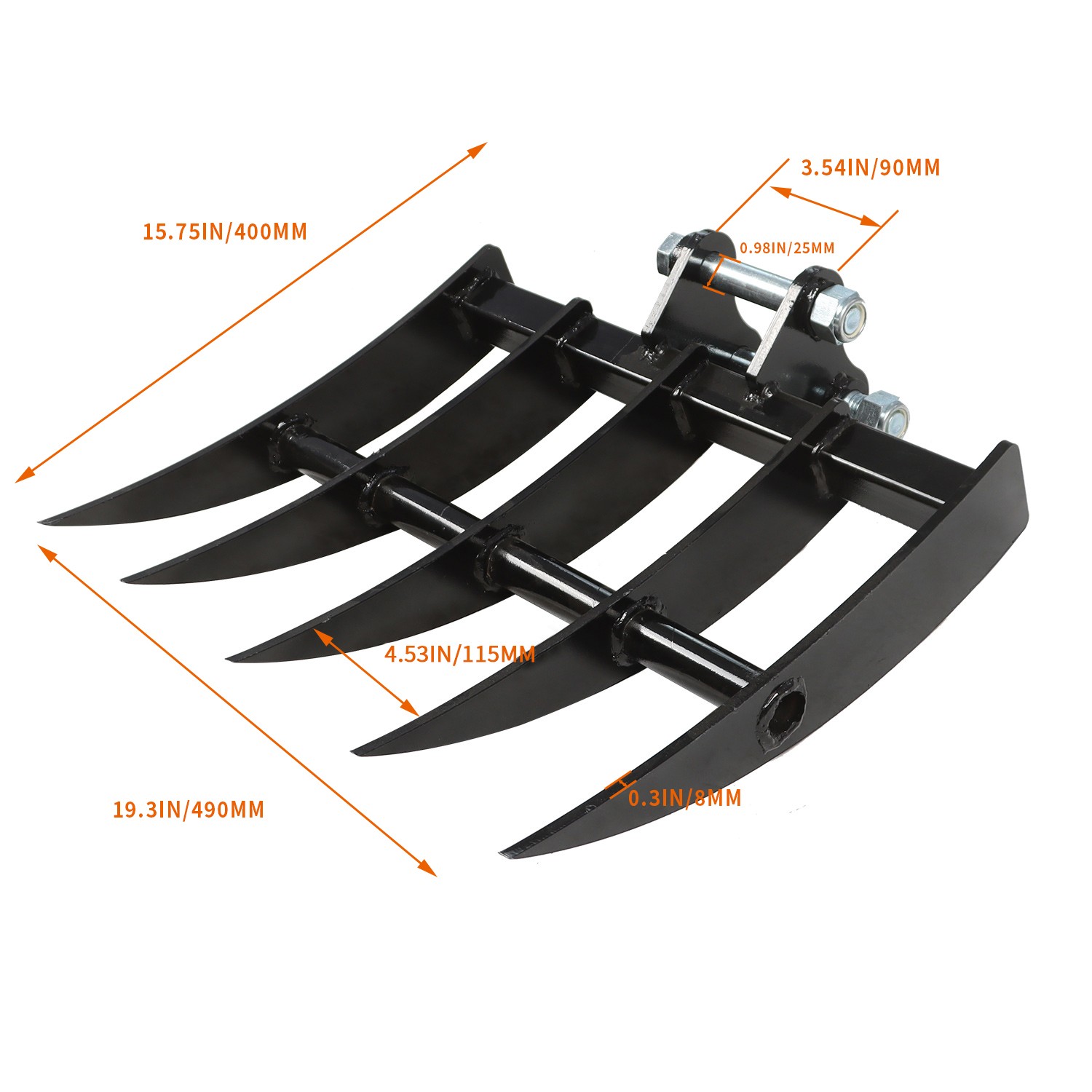 Attachment Rake Attachments Tools NEW For Mini Excavators Excavator Digger