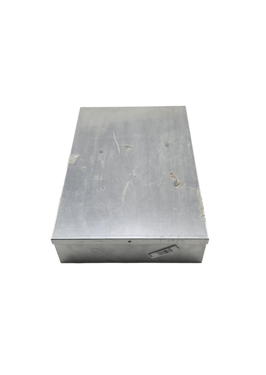 LMB HEEGER INC 81225C CHASSIS ENCLOSURE W/CAP COVER 8X12X2.5IN .04IN AL UNPAINTE