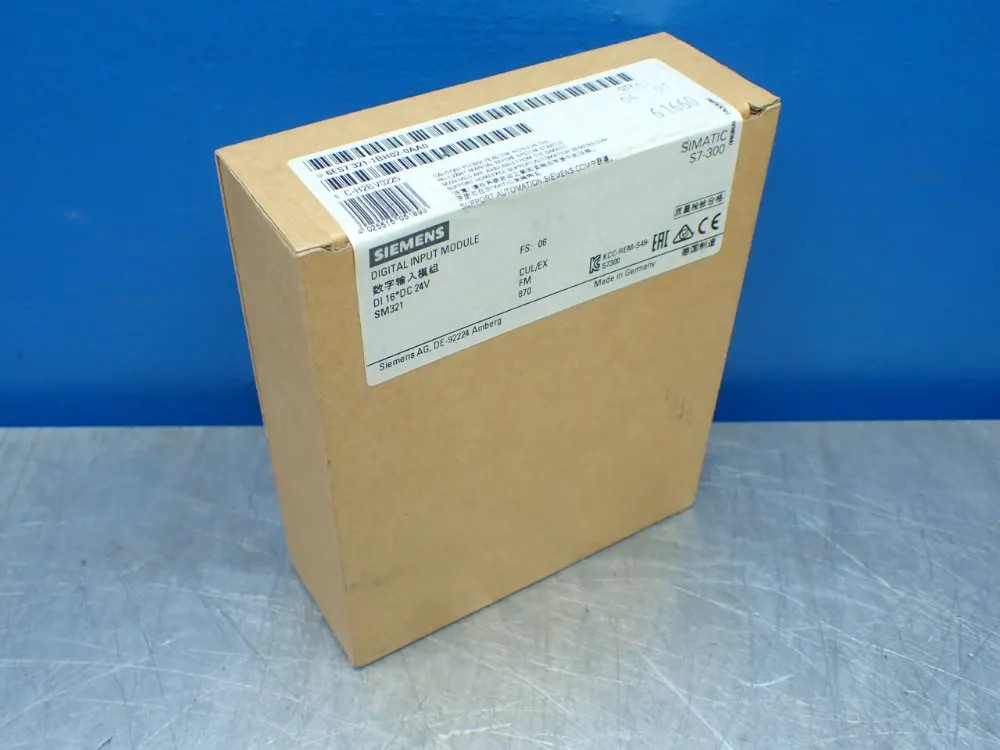 SIEMENS 6ES7 321-1BH02-0AA0 DIGITAL INPUT MODULE  03251190640