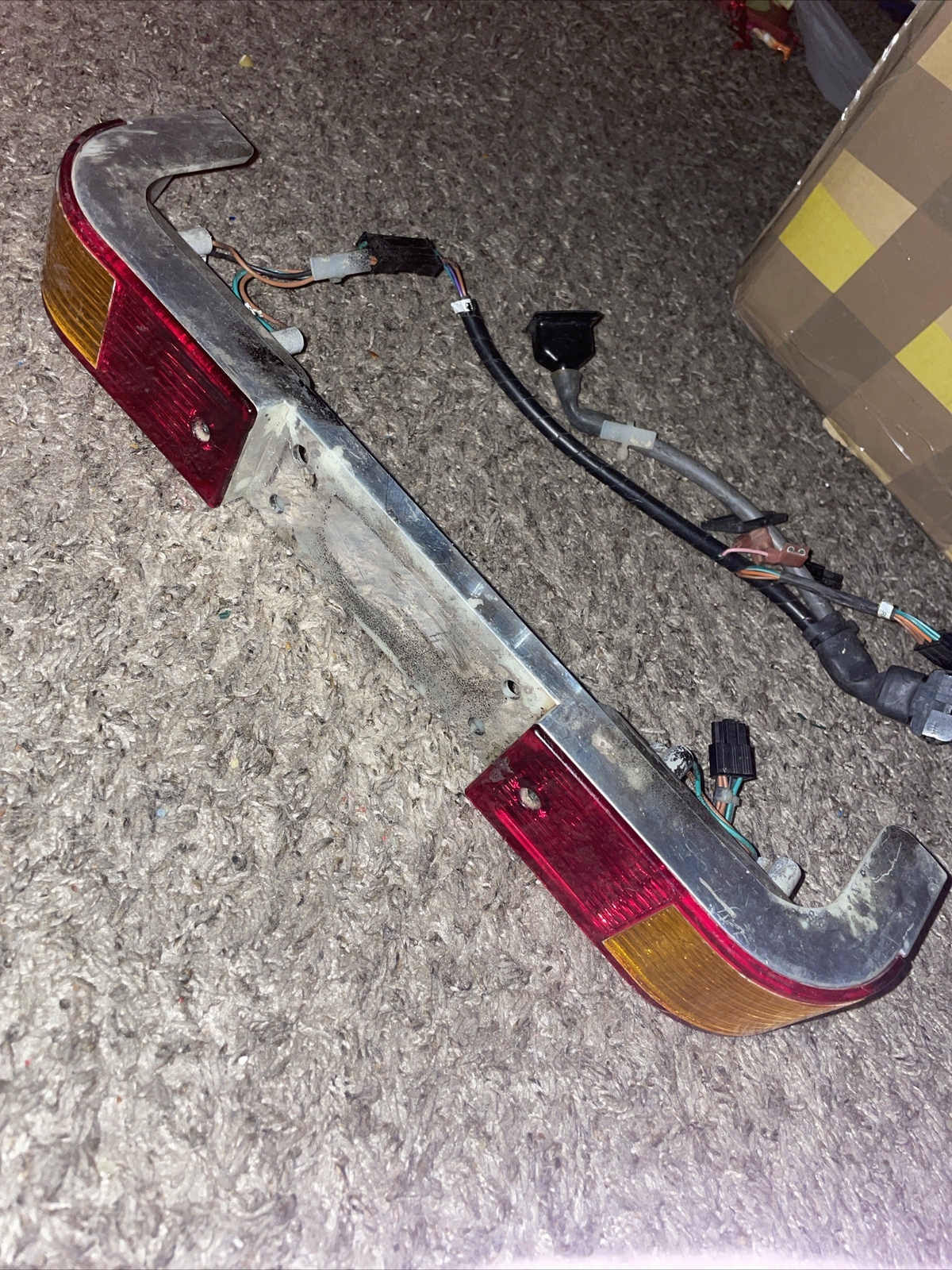Rear Bumper Plastic & Brake Lights For Pride Mobility Scooter H170