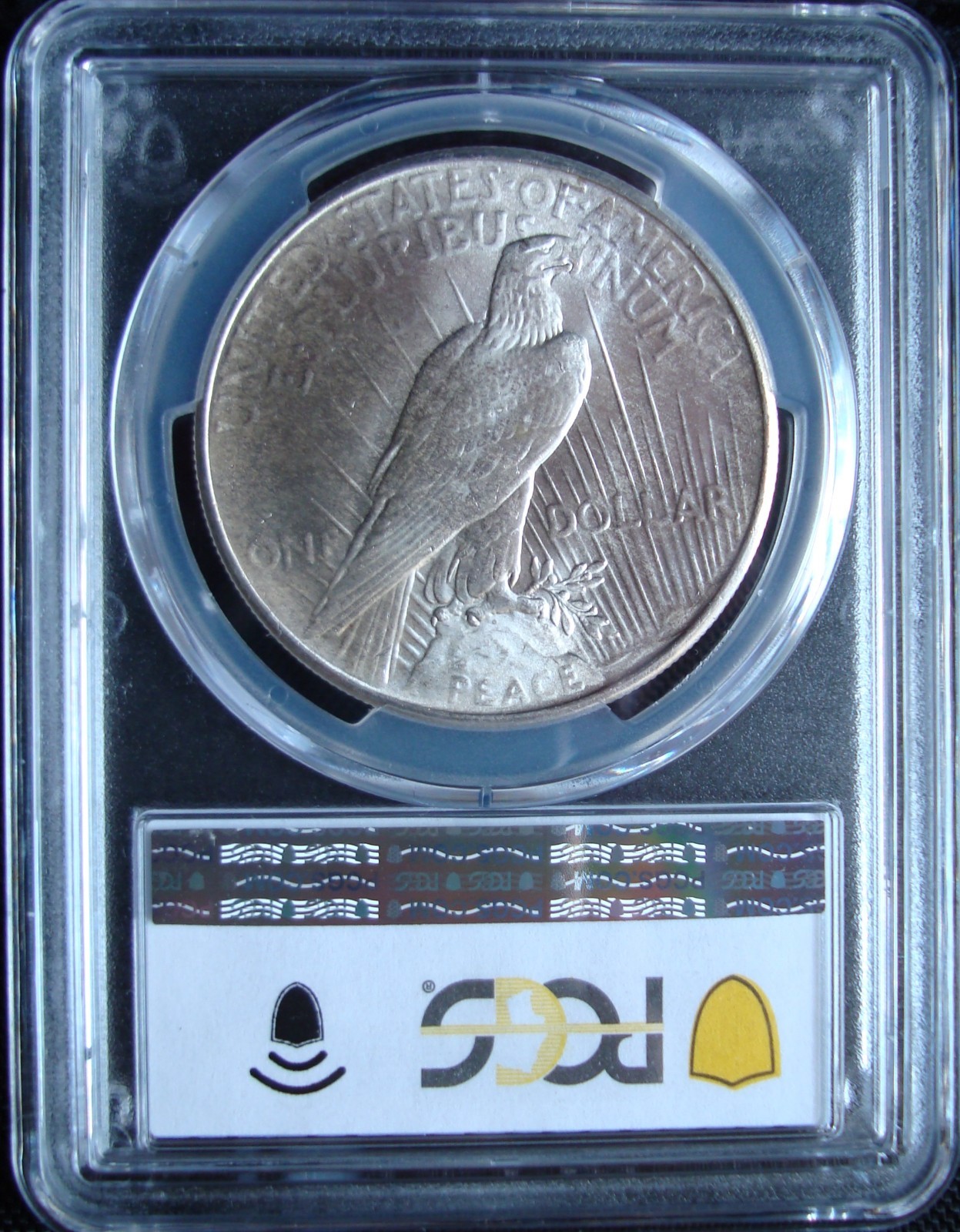 1925 Peace Silver Dollar - PCGS MS 67 - Gold Shield