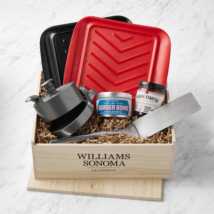 Burger Night Grilling Gift Crate-Williams Sonoma|45148