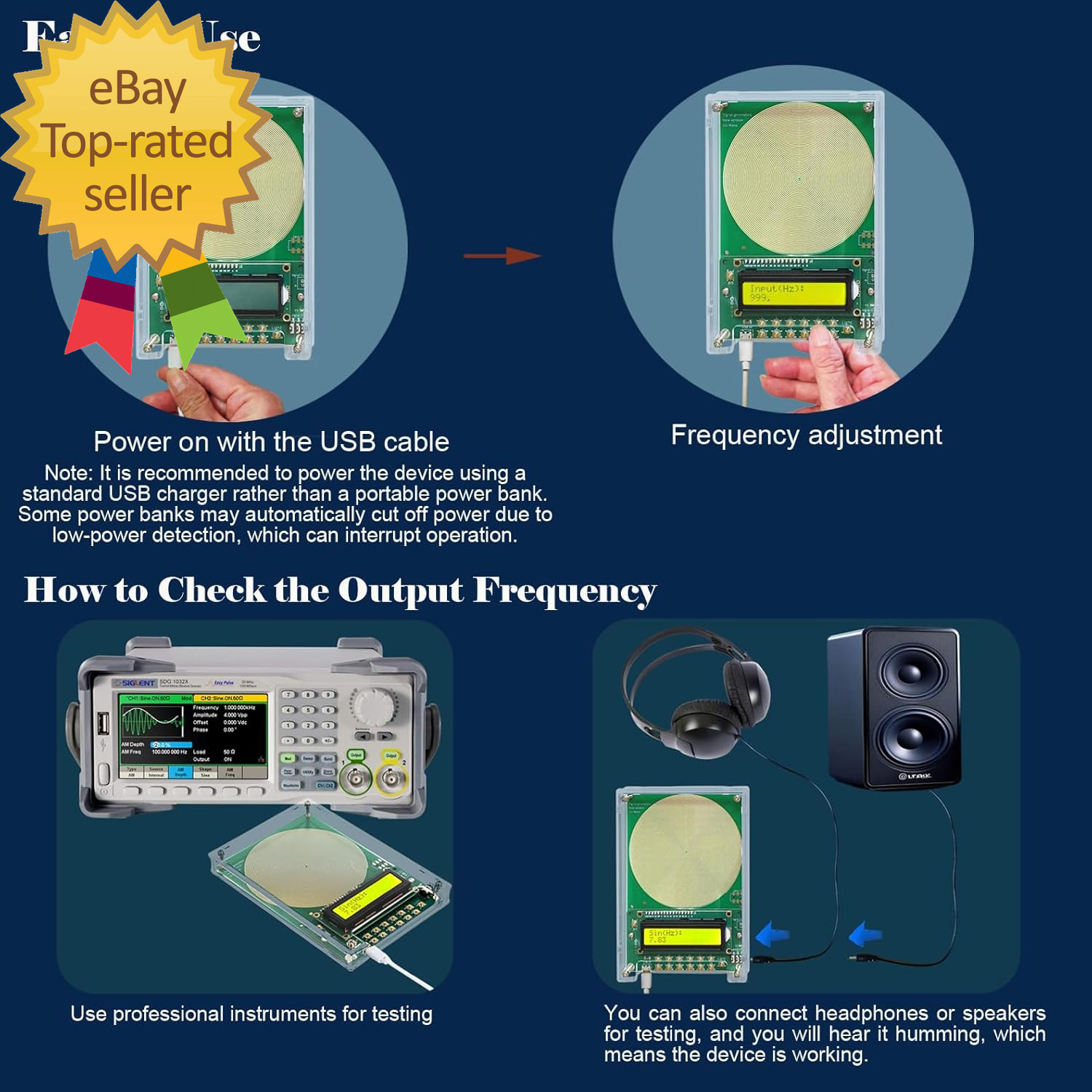 Adjustable Frequency Generator for Healing Schumann Resonance Generator