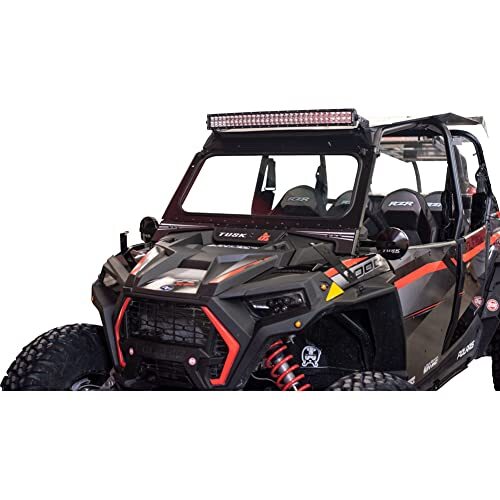 Tusk UTV Folding Glass Windshield With Wiper Fits Polaris RZR XP 1000 2019-2023