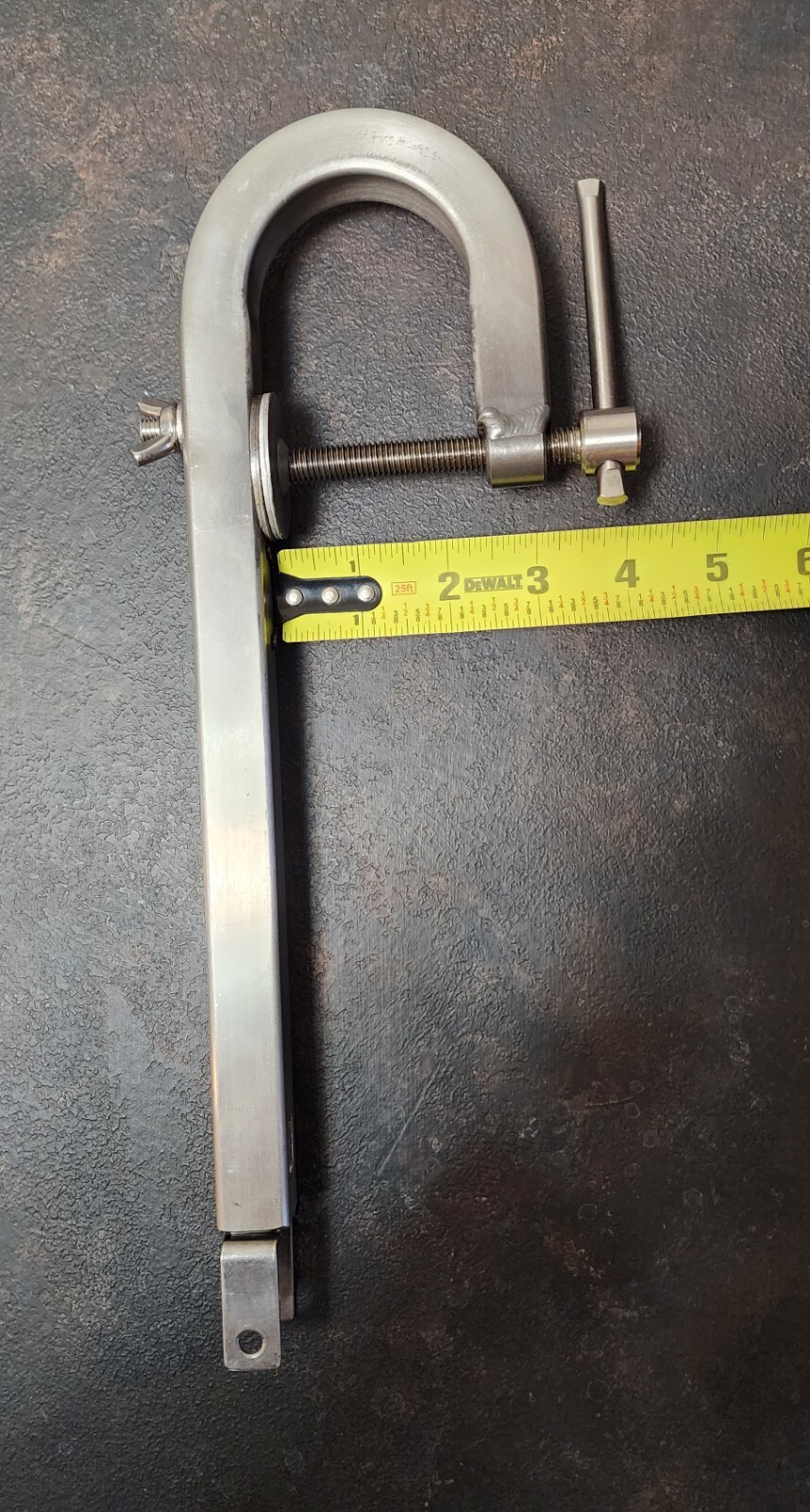 Universal Stainless Steel mount for sonar transducer, Strong and Solid.