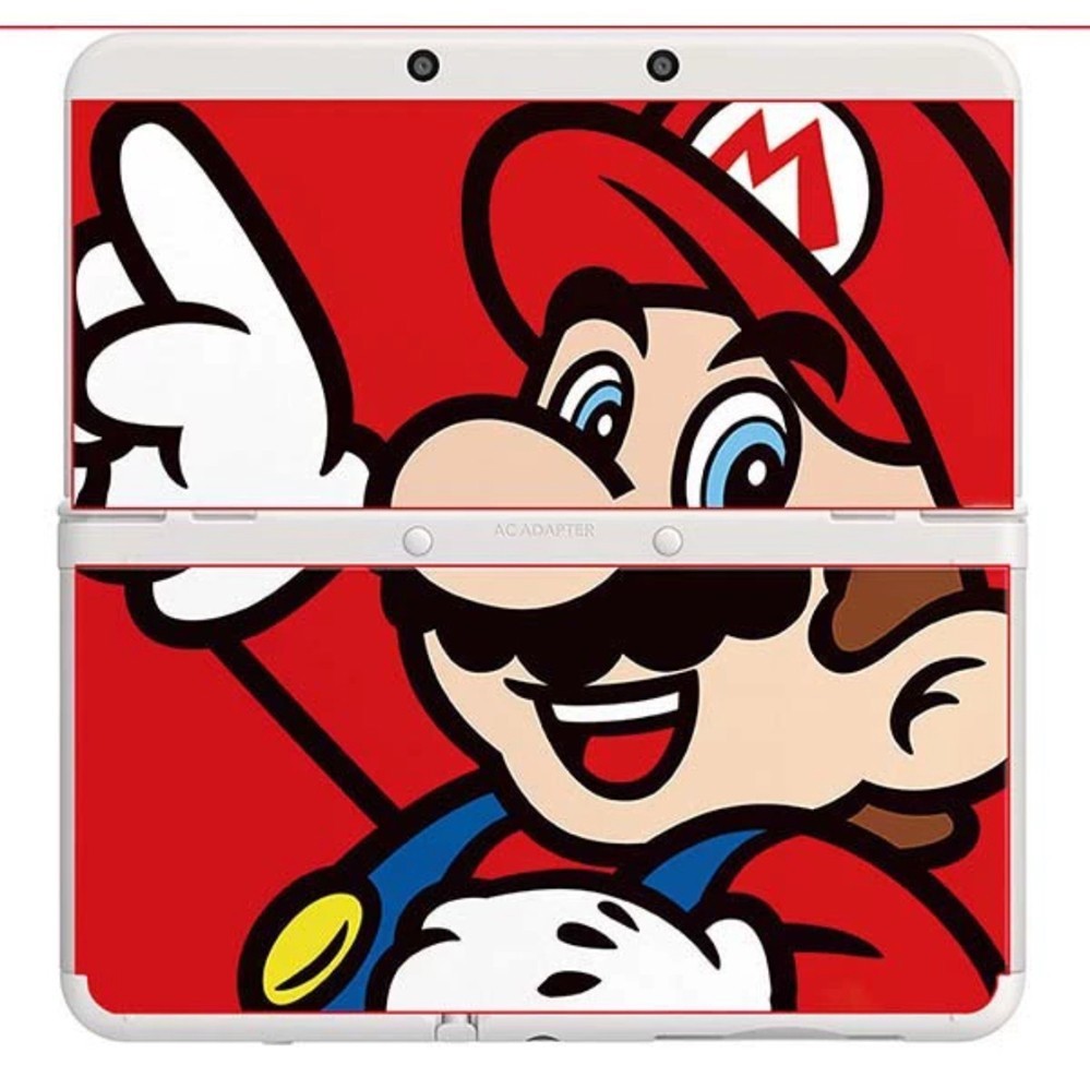 Super Mario Themed Replacement Housing Shell Cover for Nintendo New 3DS Console