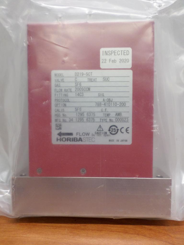 Horiba STEC D219-SCT (SF6) 200 SCCM Mass Flow Controller