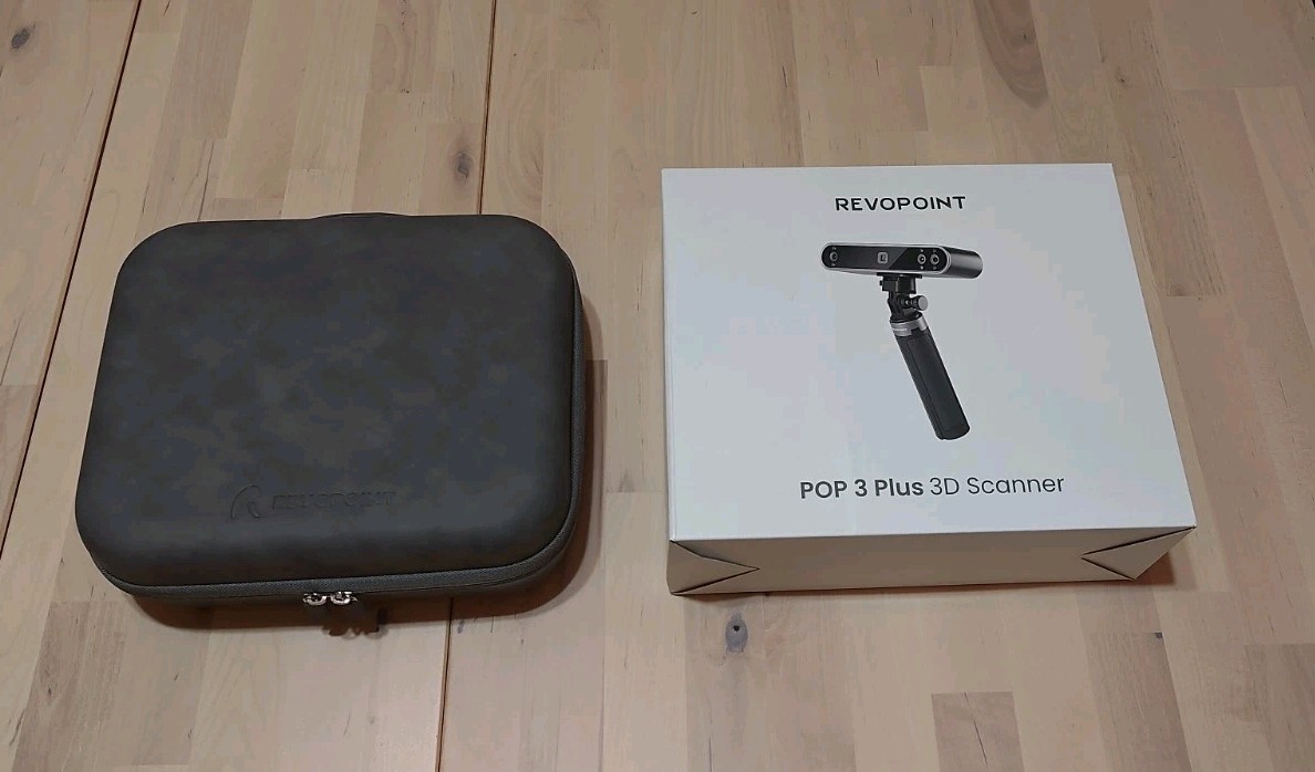 Revopoint POP 3 Plus 3D Scanner, 3D Print 0.04mm Precision, 3D scan markers