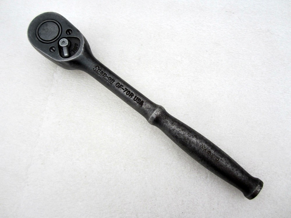 Vintage Snap-on 3/8" Drive Ratchet GF-70R USA 🇺🇸
