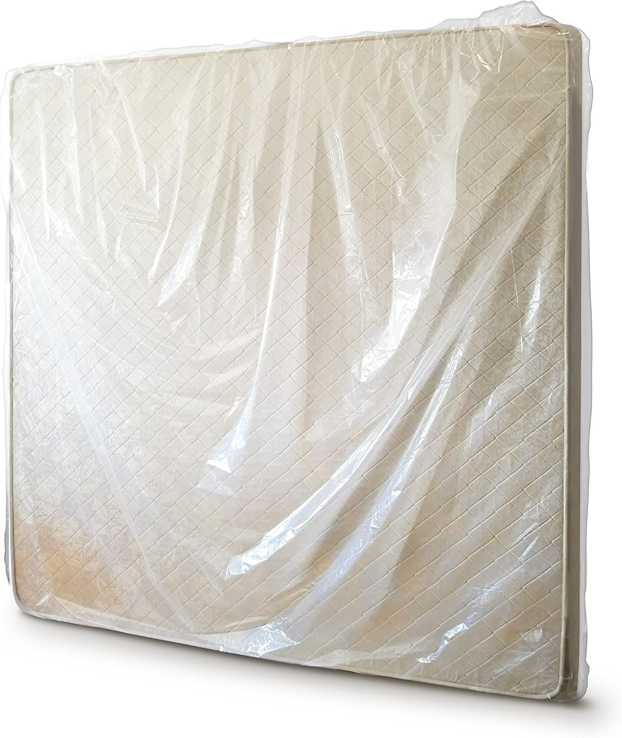 Lightweight Twin/Full Mattress Bag - Clear Polyethylene Storage Solution