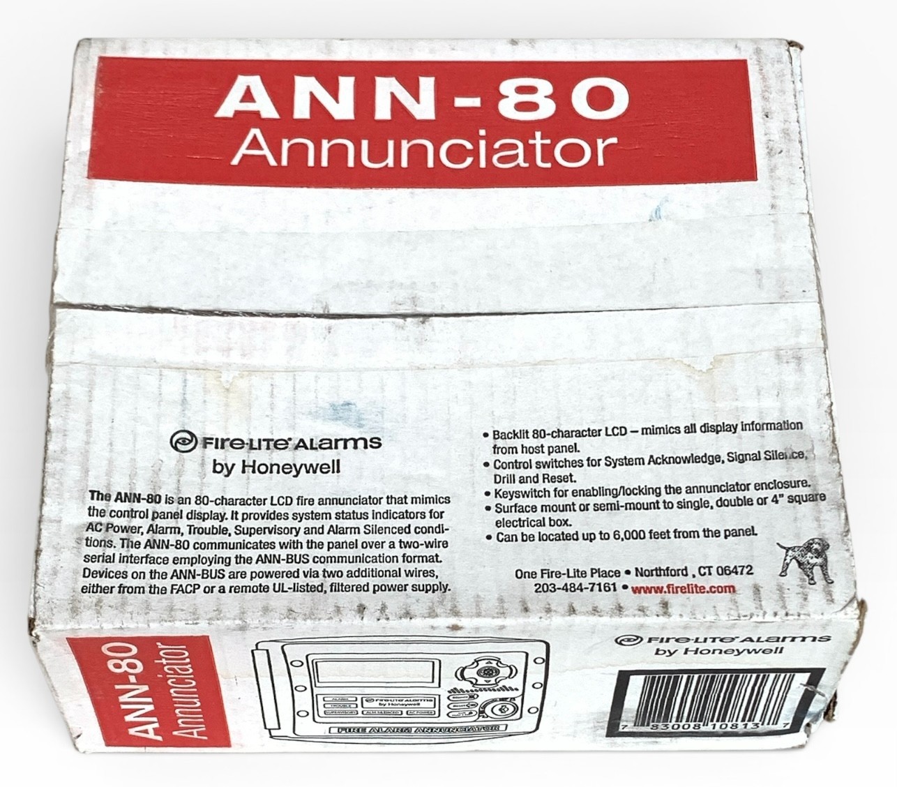 Fire-Lite Honeywell ANN-80 LCD Fire Annunciator