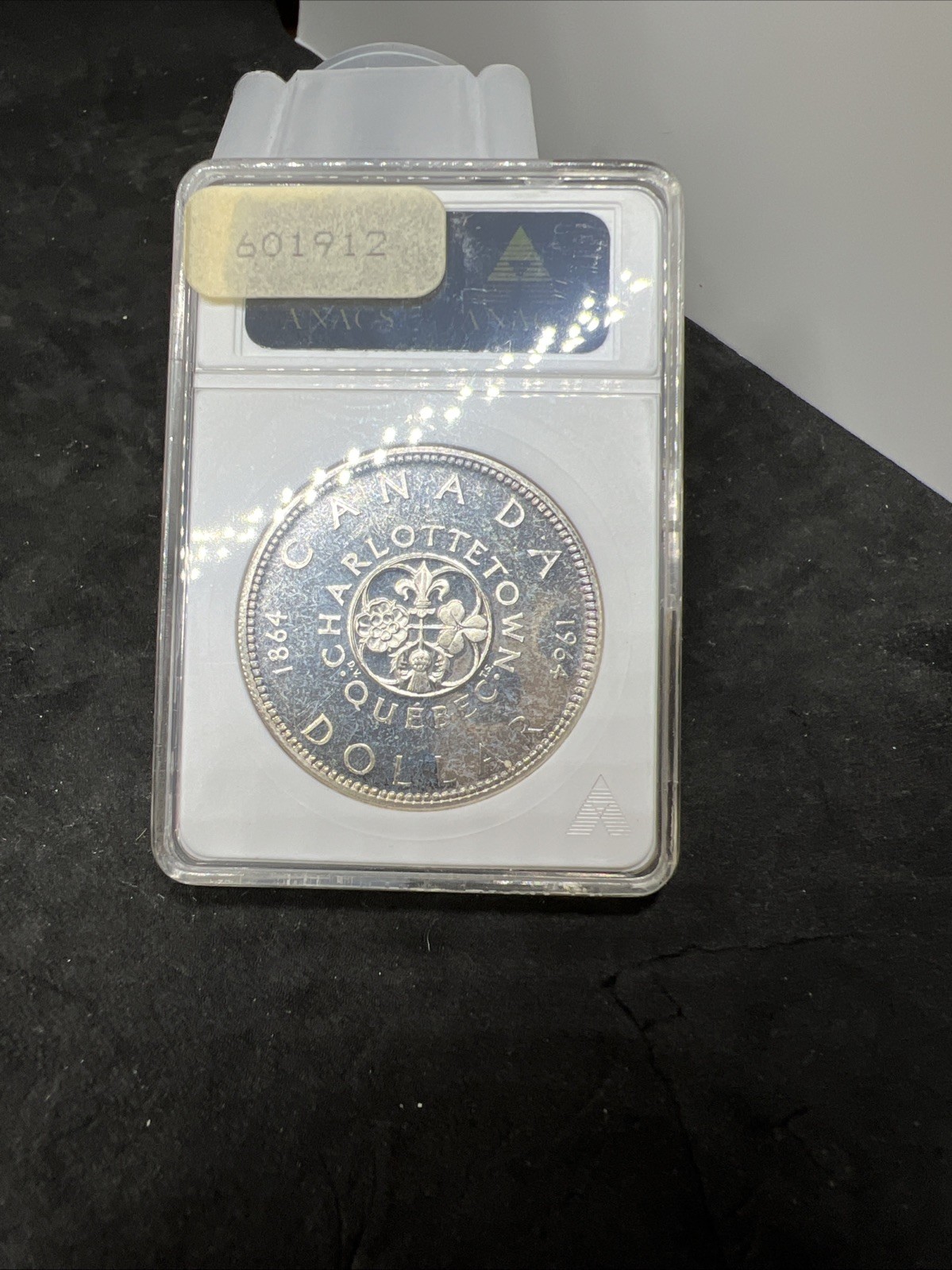 1964 $1 Canada 80% Silver Dollar Coin ANACS MS67 PL Proof like PL67