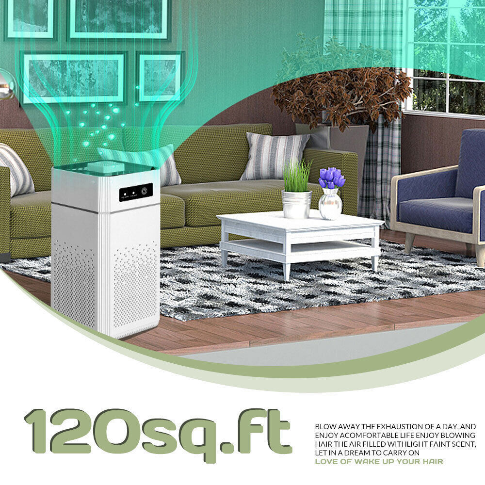 HEPA Air Purifier Home Large Room Air Cleaner for Allergies Smoke Mold Odor Dust