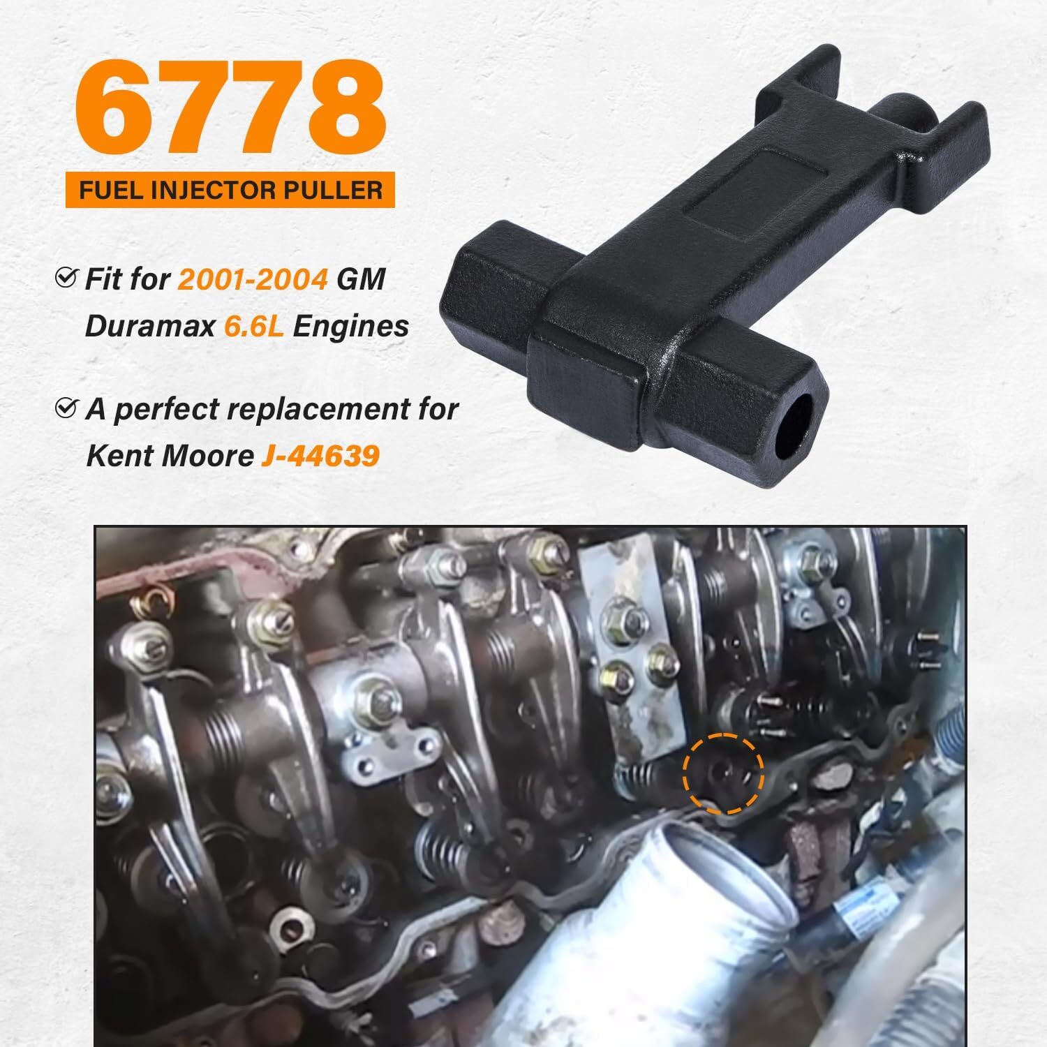 6778 Injector Puller for GM Duramax 6.6L Engine 2001-2004