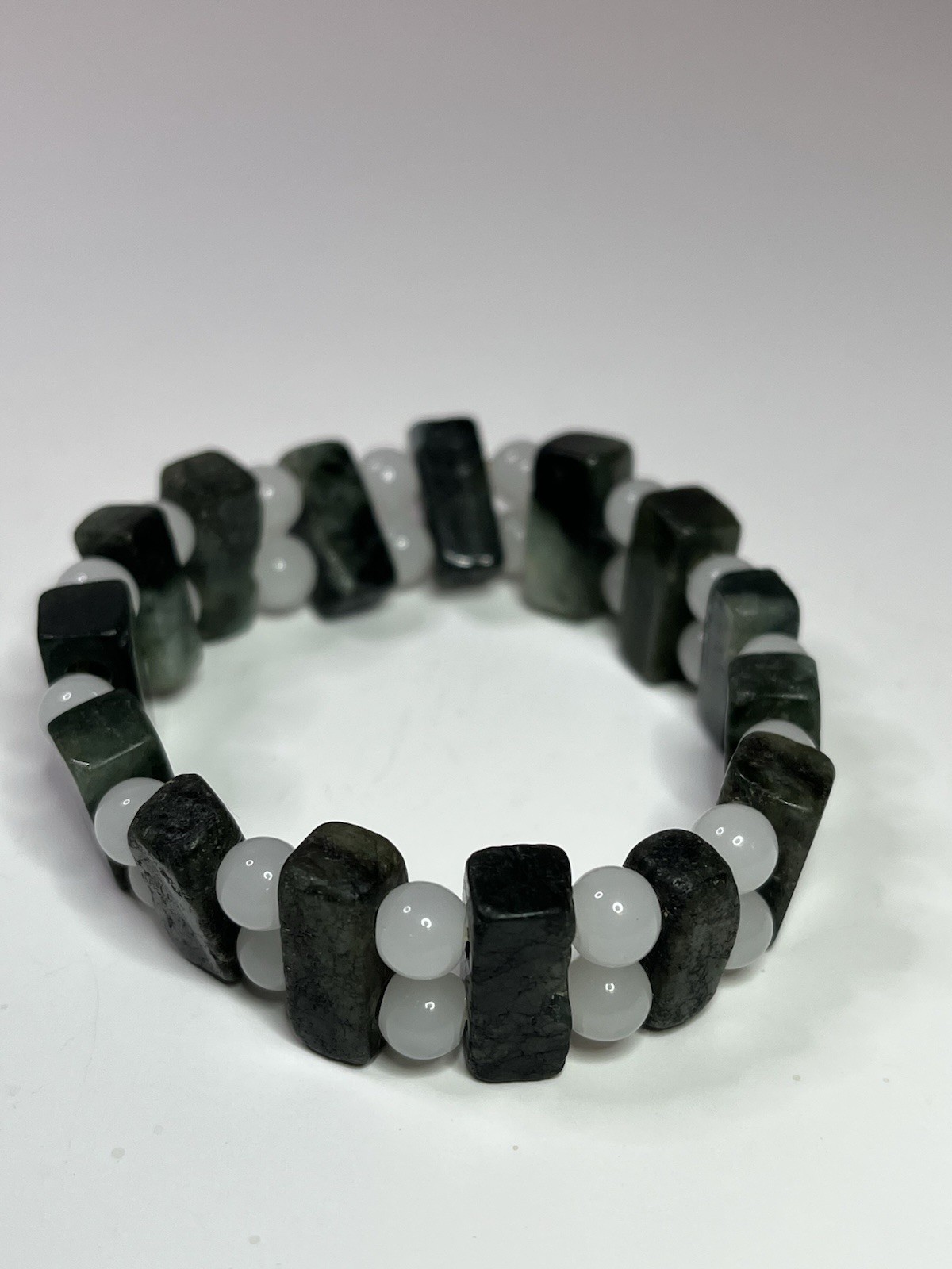 Elastic beaded Stone Bracelet