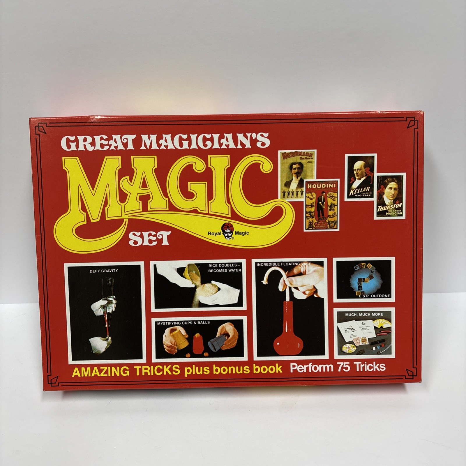 Vintage Magic Tricks Set Great Magician's 75 Tricks by Royal Magic Mint