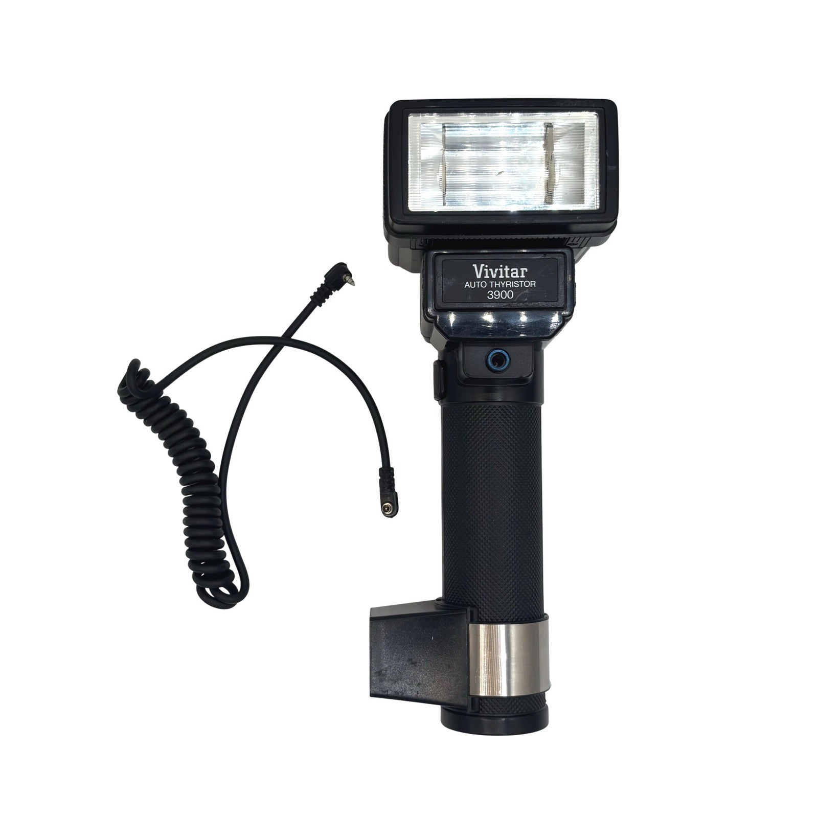 Vivitar Auto Thyristor 3900 Electronic Flash Unit with Sync Cord Made in Japan