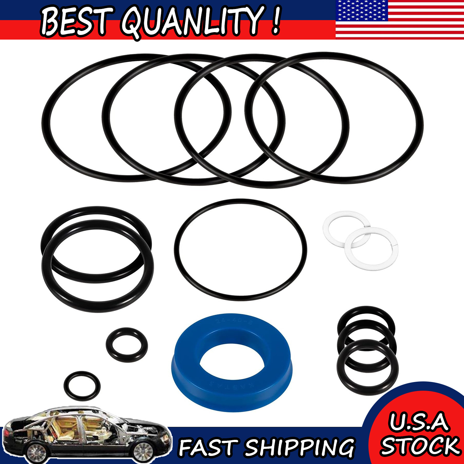 Floor Jack Seal Kit for Sears Craftsman MVP-214.50136, 50136, G-493LWM Hydraulic