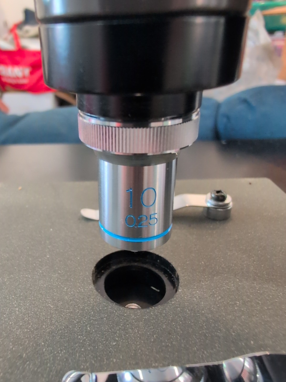 Swift Instruments Microscope With Objective 10 0.25 TESTED
