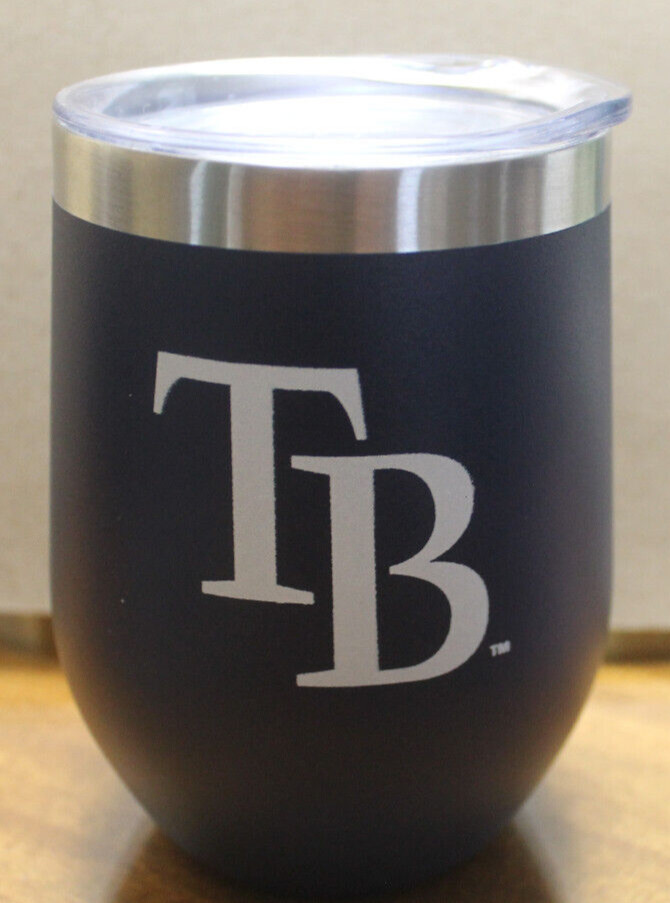 144 /  TAMPA BAY RAYS 12oz STAINLESS STEEL TUMBLER