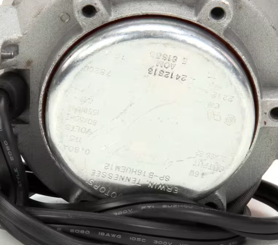 Manitowoc Ice 2412813, SP-B16HUEM12, Fan Motor Assembly, 120V, 50/60Hz, 6W