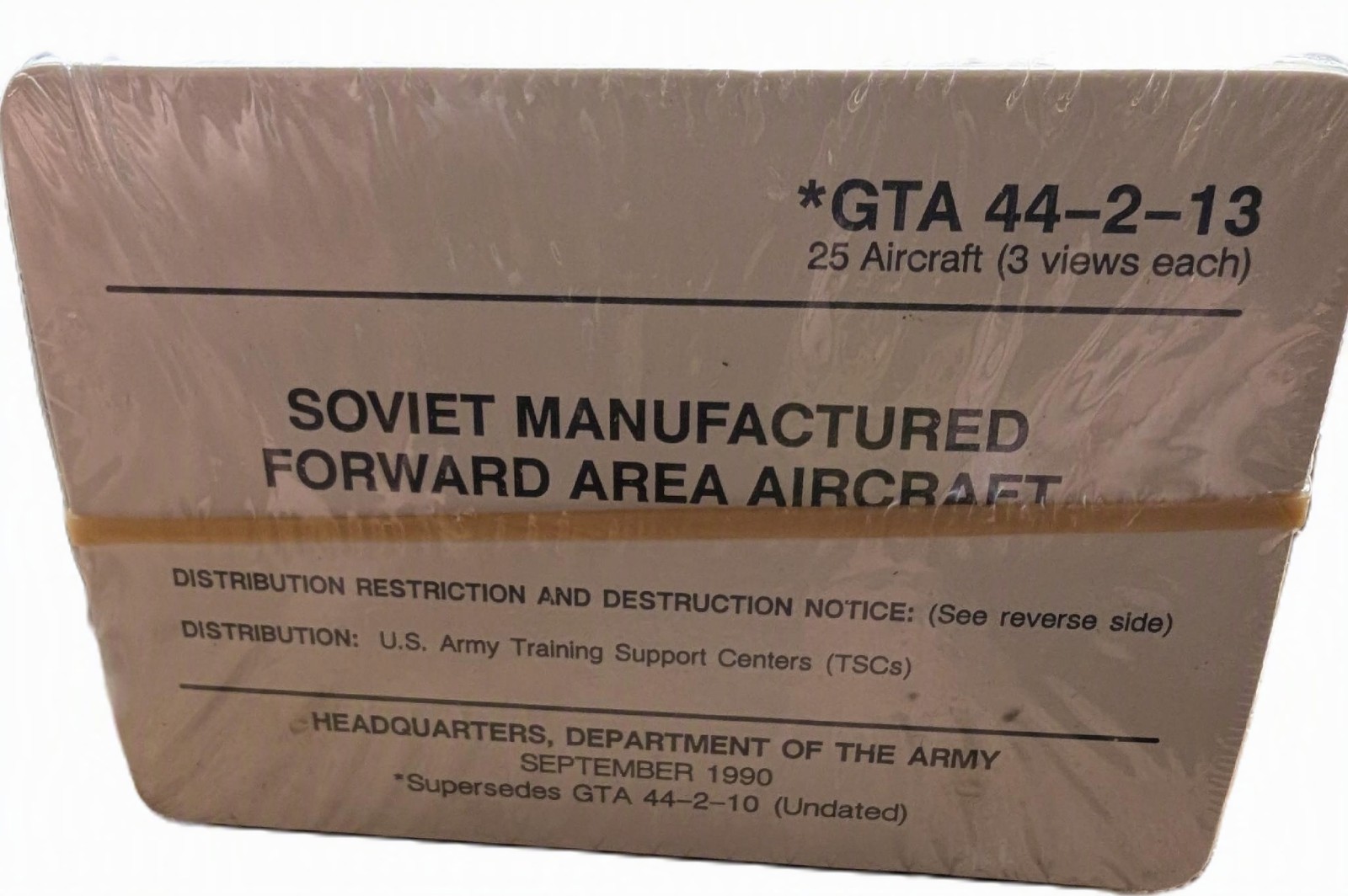 Army Soviet Manufactured Forward Area Aircraft Recognition Cards NOS No Box GTA