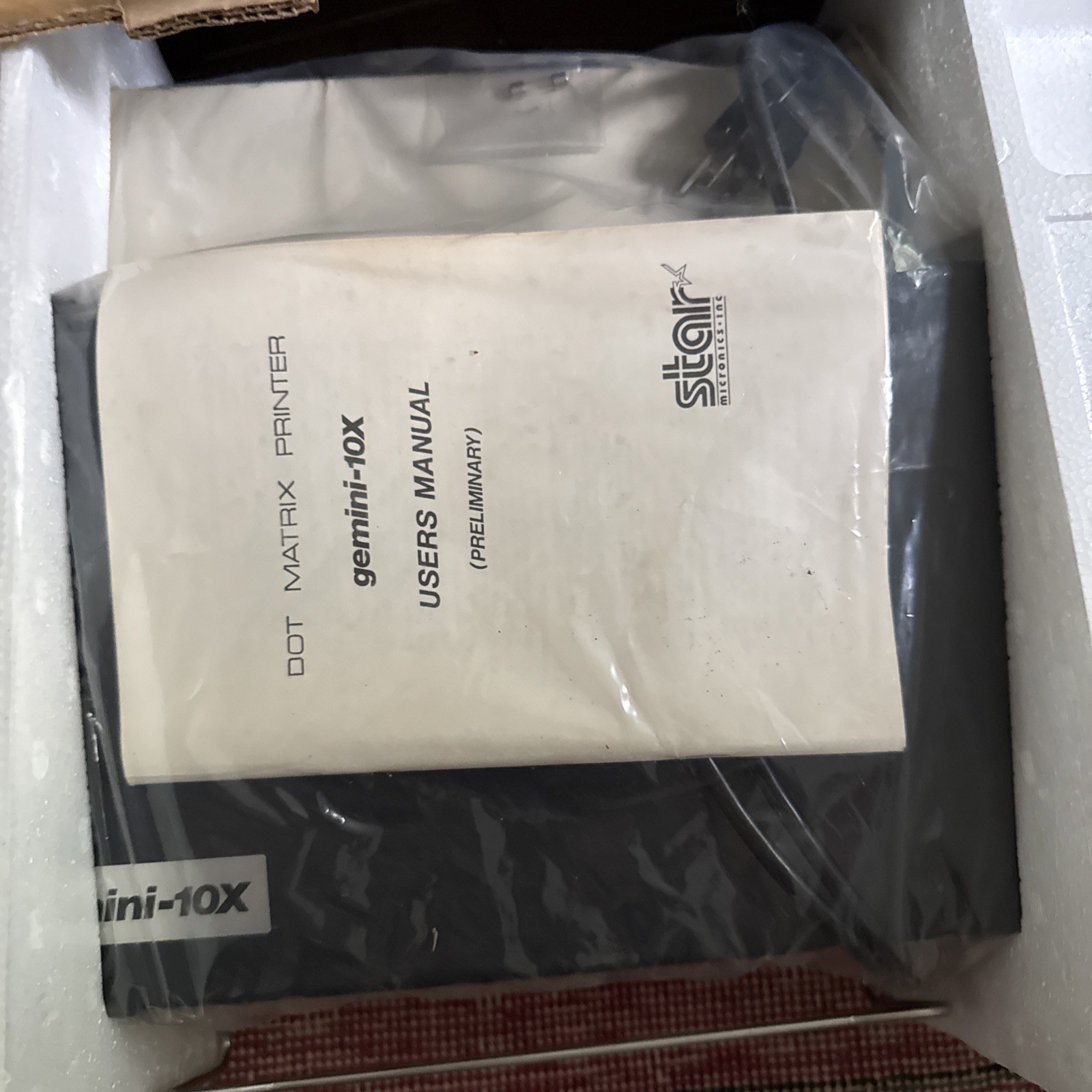 Star Micronics Japan Gemini 10X Dot Matrix Printer w/ Original Box Works New?
