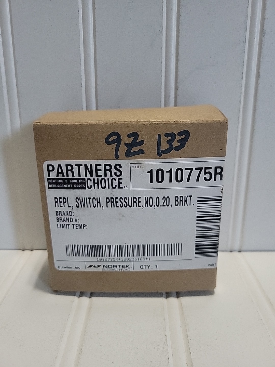 Partners Choice Pressure Switch 1010775R