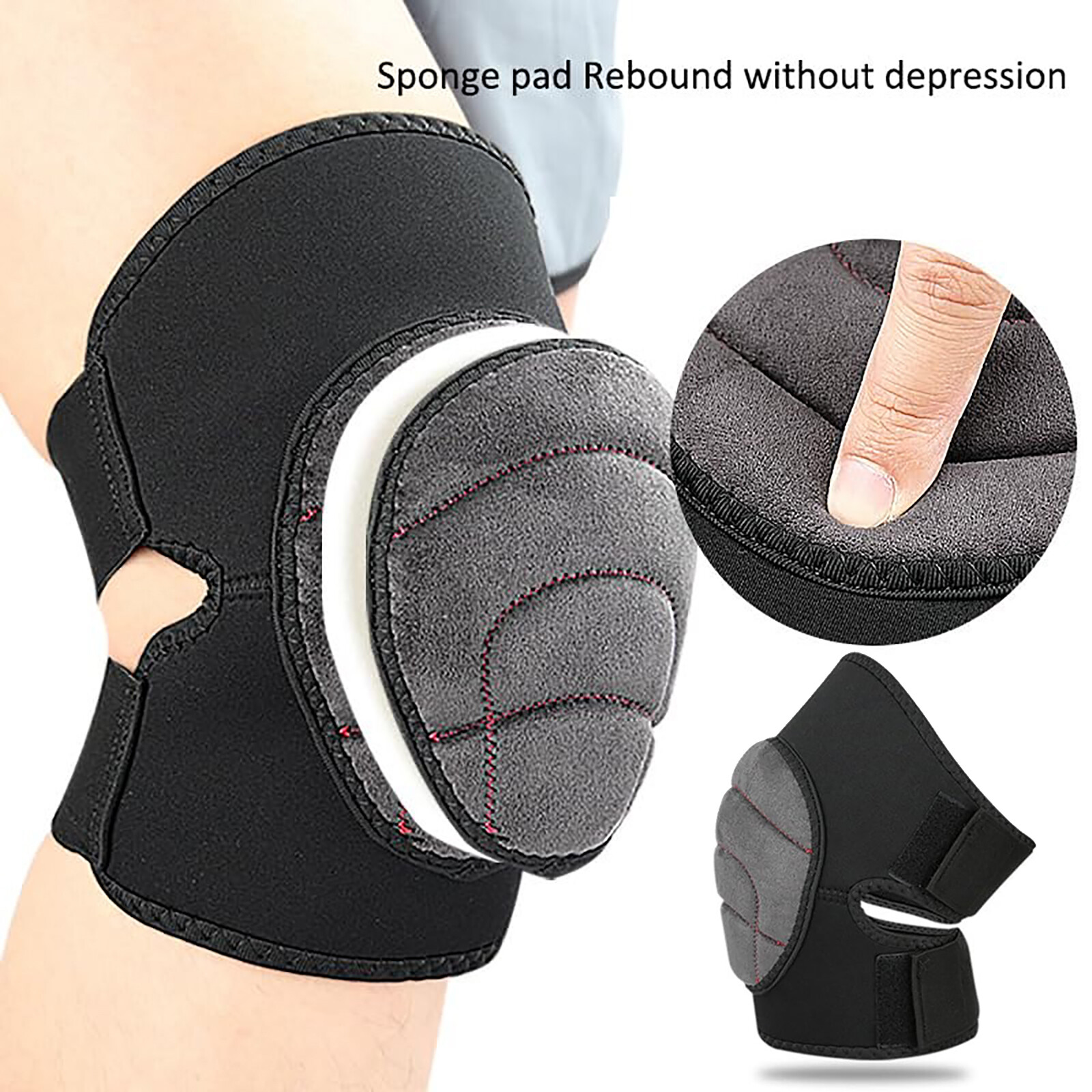 1 Pair Knee Pads – Durable Leg Protectors for Sports, Construction, and Flooring