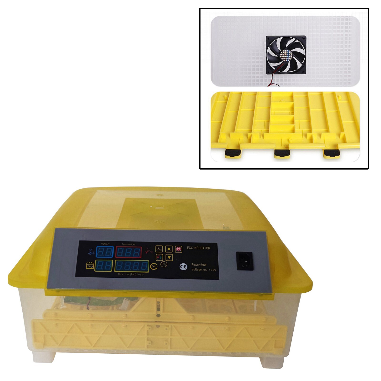 YZ-48 110V Automatic 48 Eggs Egg Incubator Chicken Hatching Equipment
