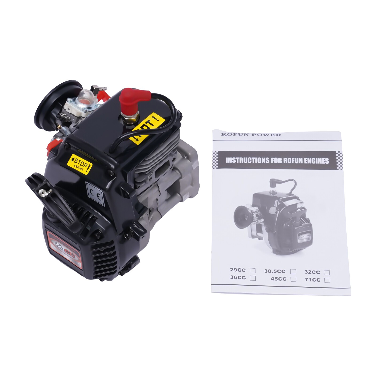 1/5 Scale Rc Car 32cc 4 Bolts Gas Engine For Rovan Hpi Baja 5T 5B King Motor