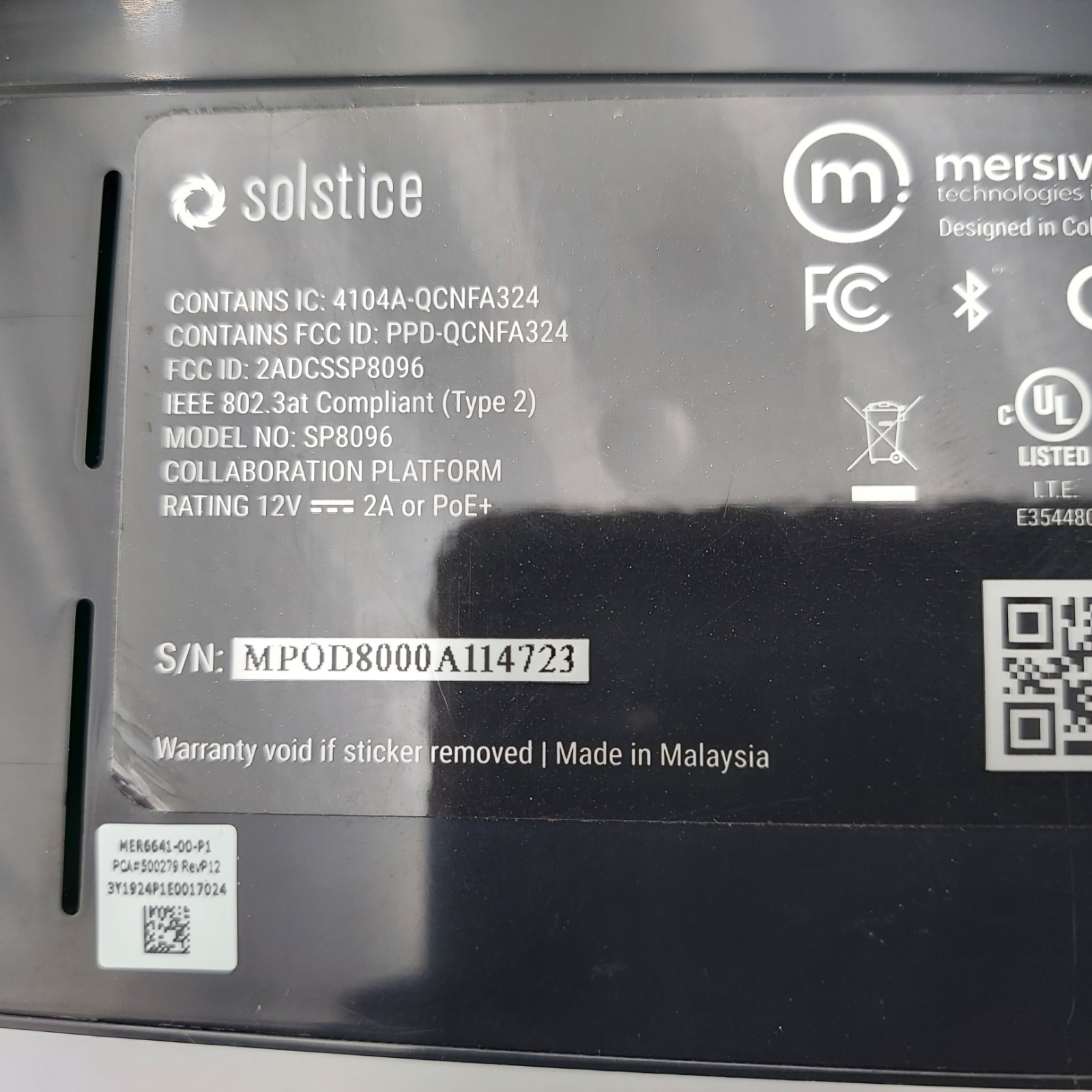 Mersive Solstice Pod SP8096 Docking Station