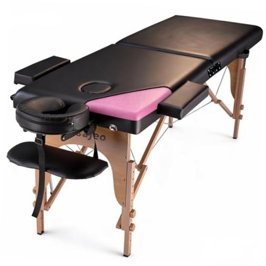 Professional Massage Table Portable Massage Bed for Spa Salon Tattoo 2-SECTION