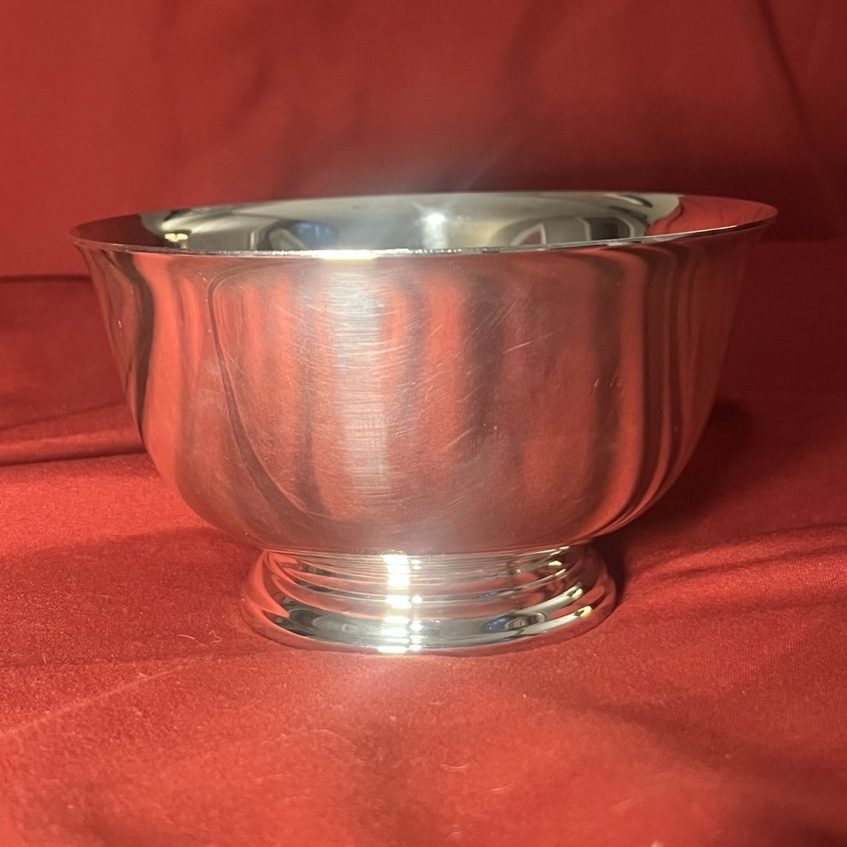 Silver plate Small Serving Bowl, Foster Wick, Vintage in Excellent Condition