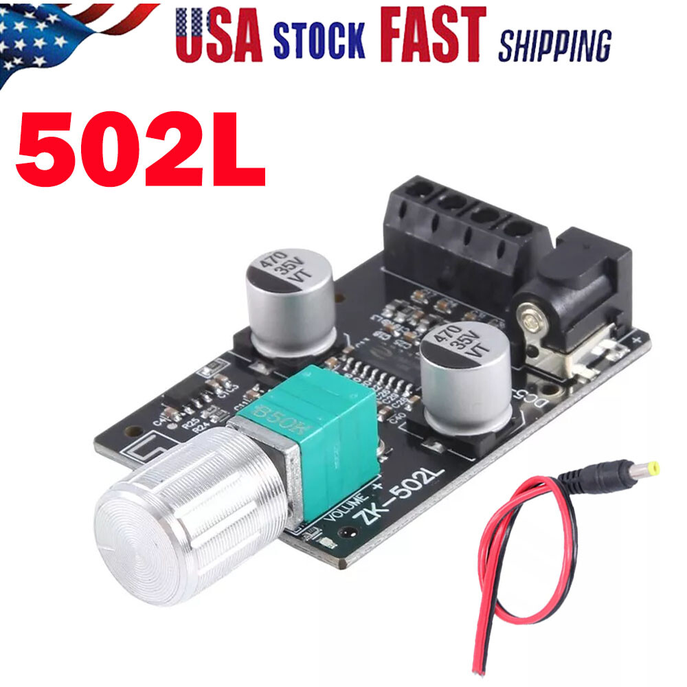 502L Module 50W+50W Bluetooth 5.0 Audio Digital Amplifier Stereo Board HOT