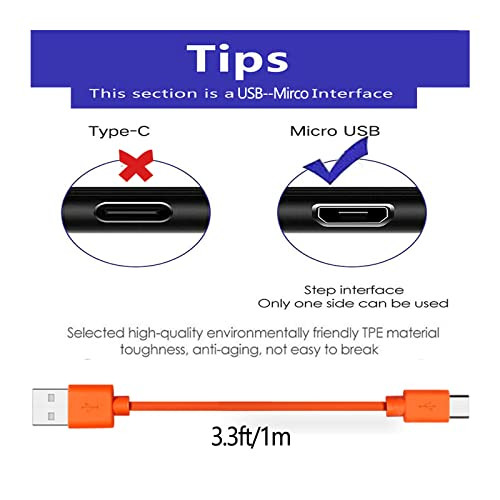 Replacement USB Charger Charging Cable Cord for Ring Enabled Video...