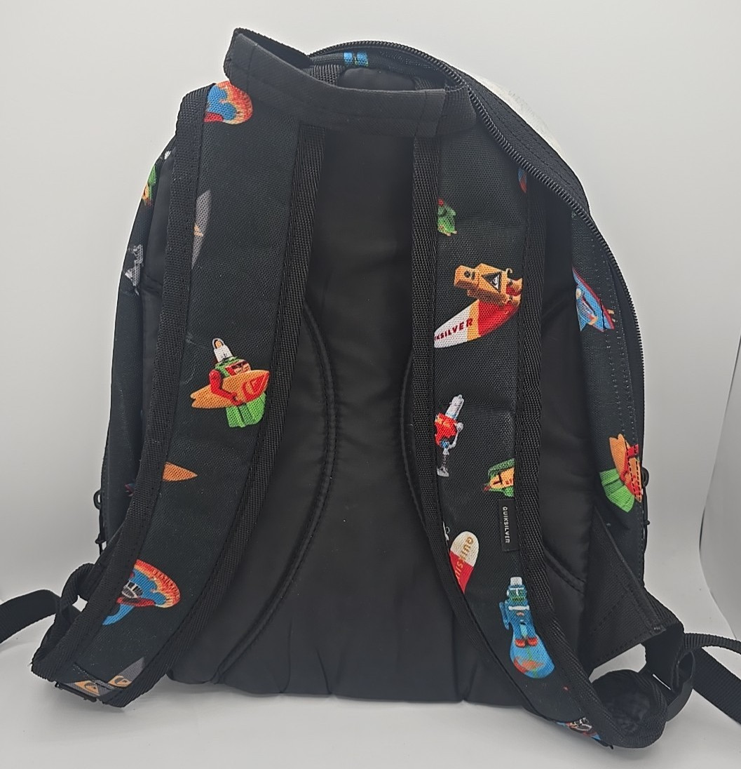 Rare Quiksilver MINI Backpack with Robots and Surfboards