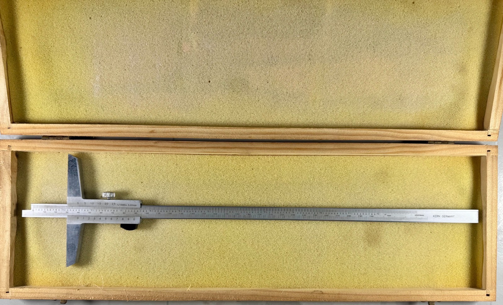 Kern Depth Caliper 12" (0.001") 300mm(0.02mm) Dual Scale Germany Made_FastShip