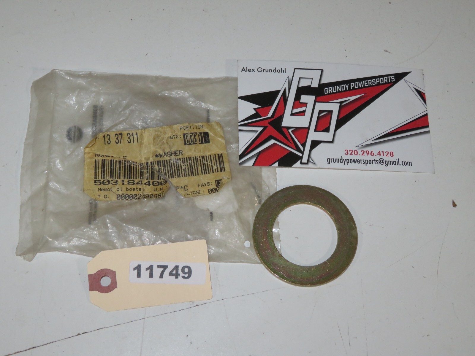 Ski-Doo - New OEM Suspension Washer Qty 1 - 503184400 / 505070644