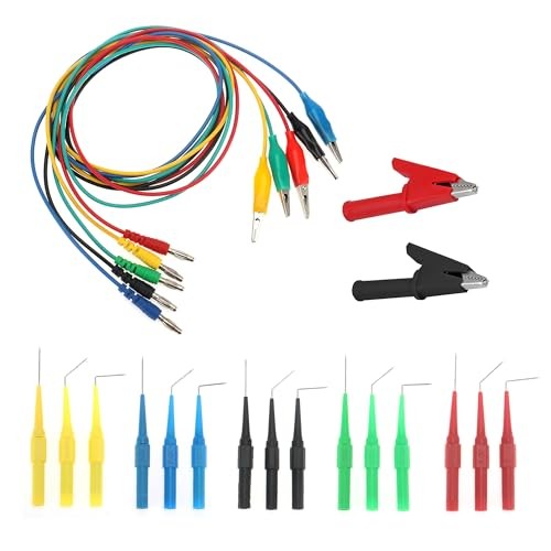 DIANN 22pcs Back Probe Test Kits with Wire Piercing Probes 15pcs Back Probe