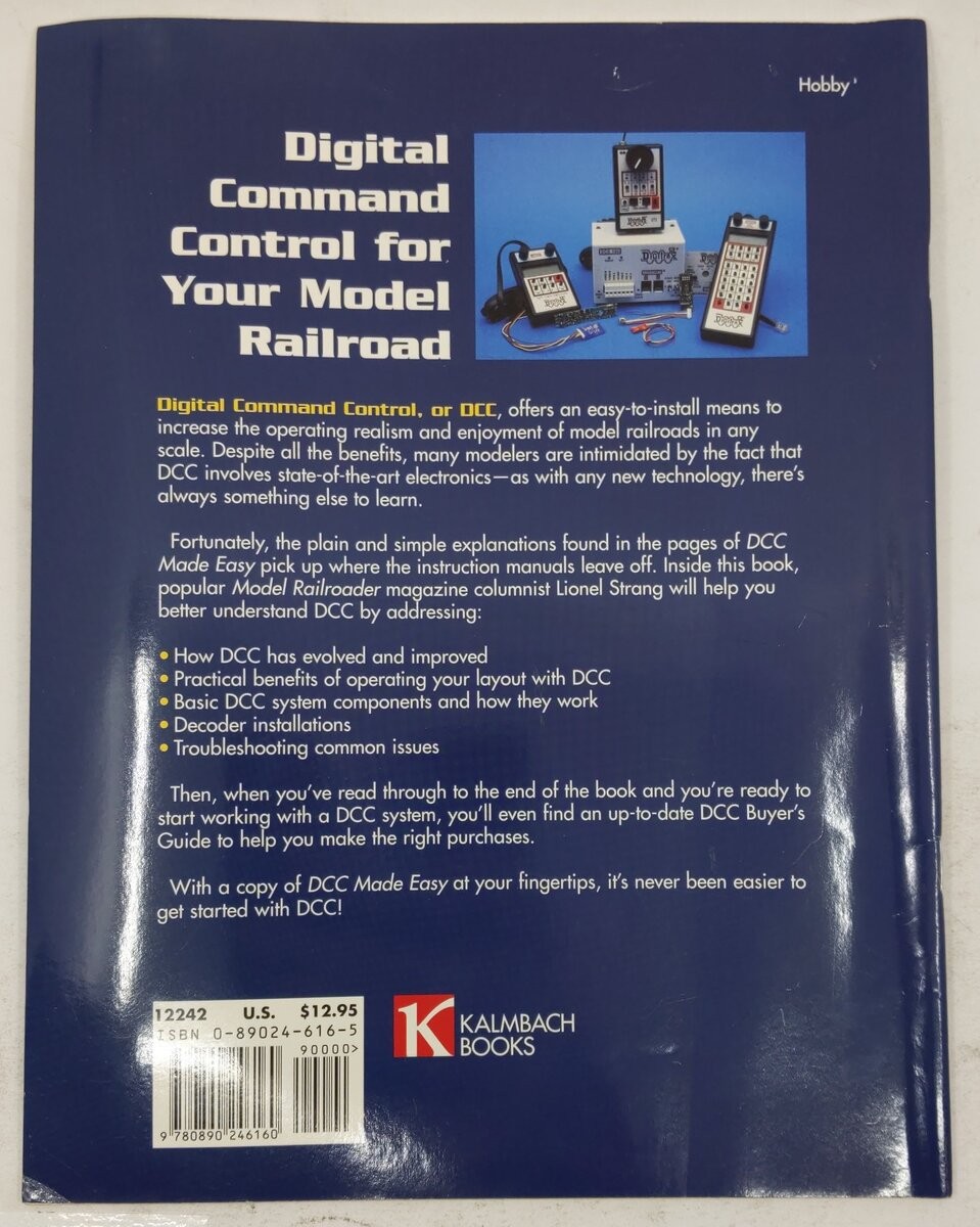 DCC Made Easy Paperback Book By Lionel Strang