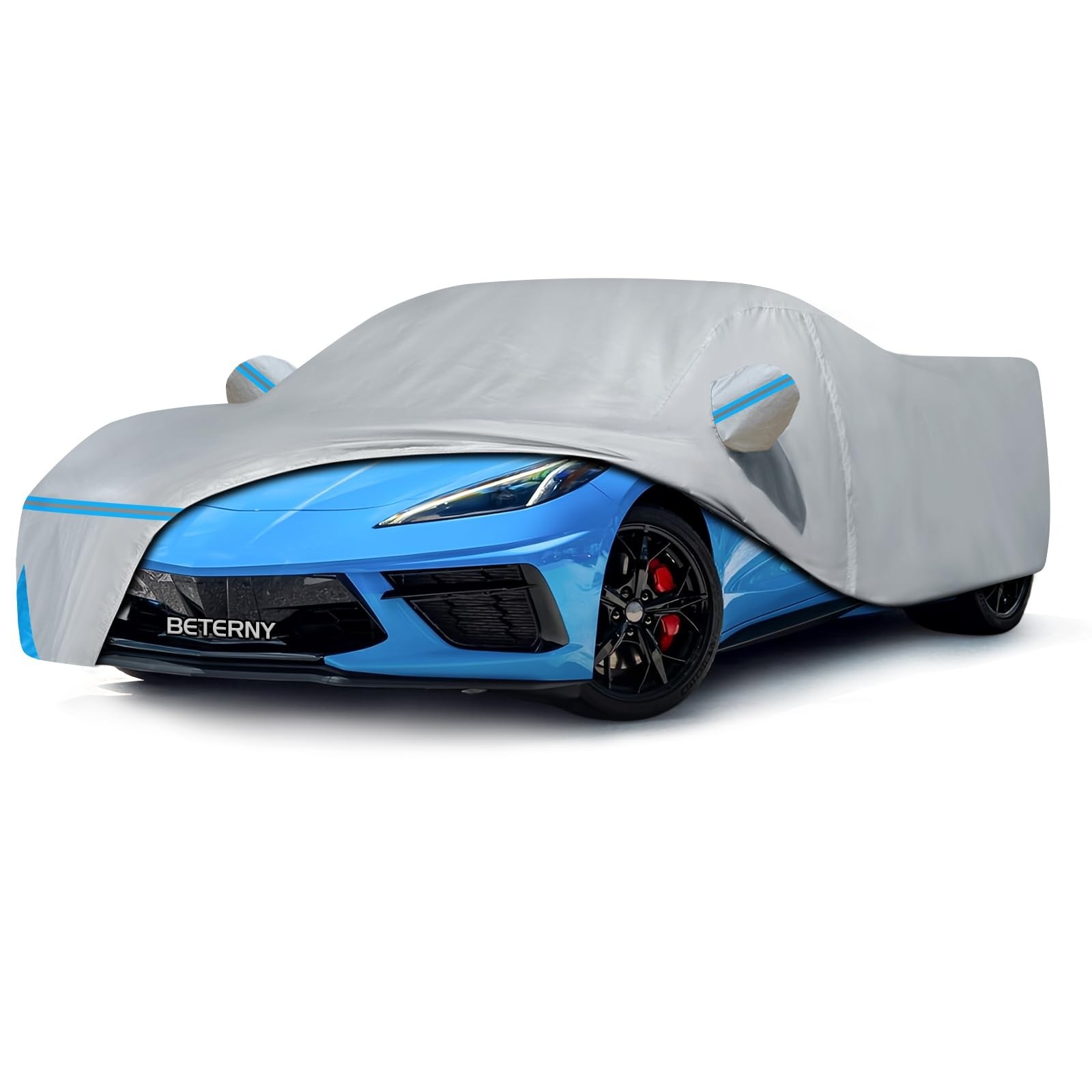 Car Cover for 2020-2026 Corvette C8, Waterproof Custom-fit Sun Rain Dust Snow...