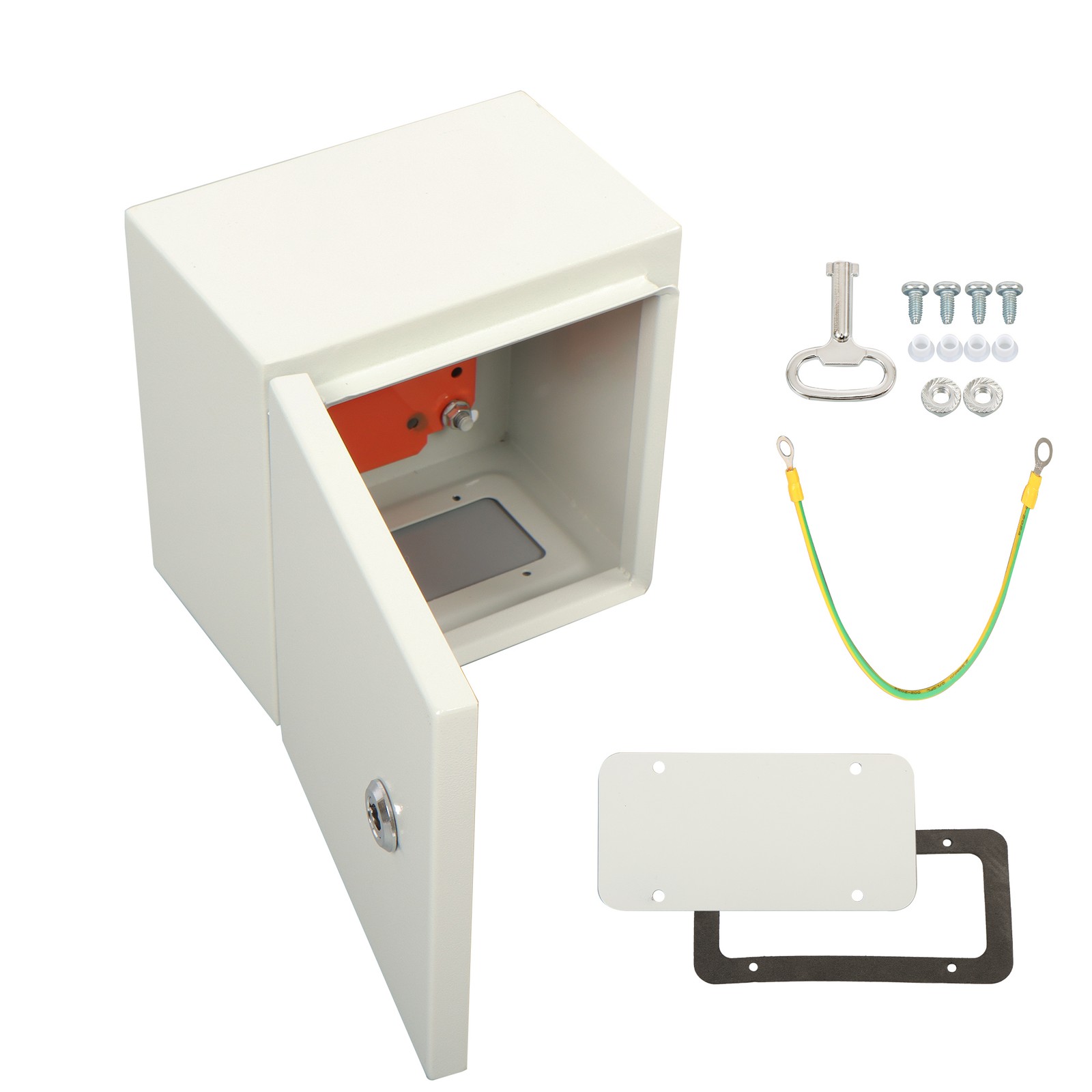 Waterproof Steel Electrical Box 8x8x6" NEMA 4X Rated, IP65 Outdoor Junction Box