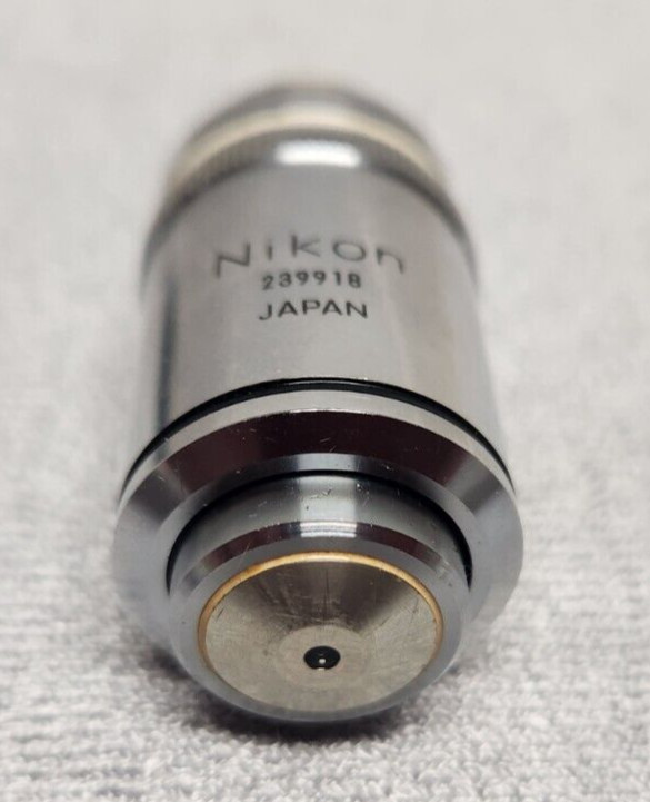 Nikon Plan 100, 1.25 oil, 160 / 0.17 Microscope Objective Lens FREE SHIP!