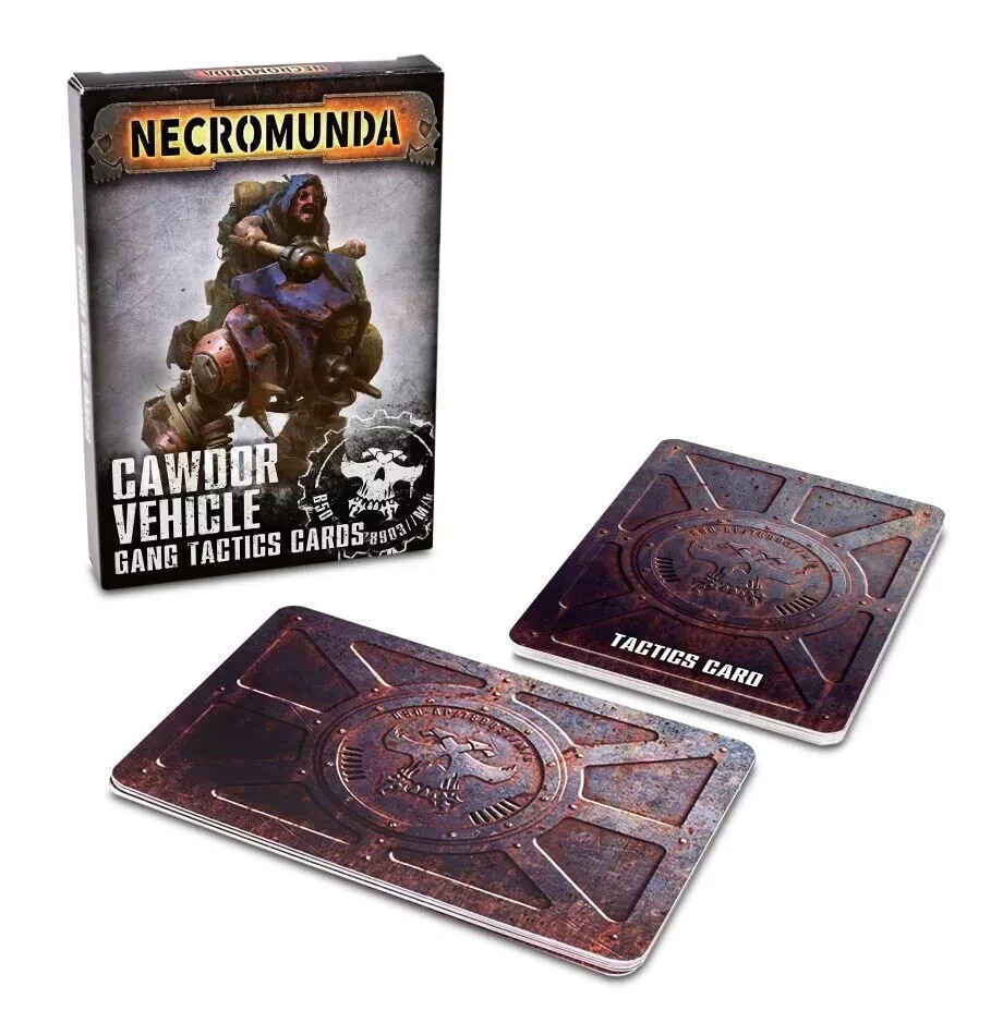 WARHAMMER 40K 40,000 NECROMUNDA CAWDOR VEHICLE GANG TACTICS CARDS 301-16 NEW