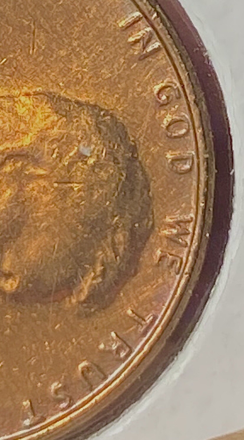1971 Lincoln Cent - Red - DDO FS-101