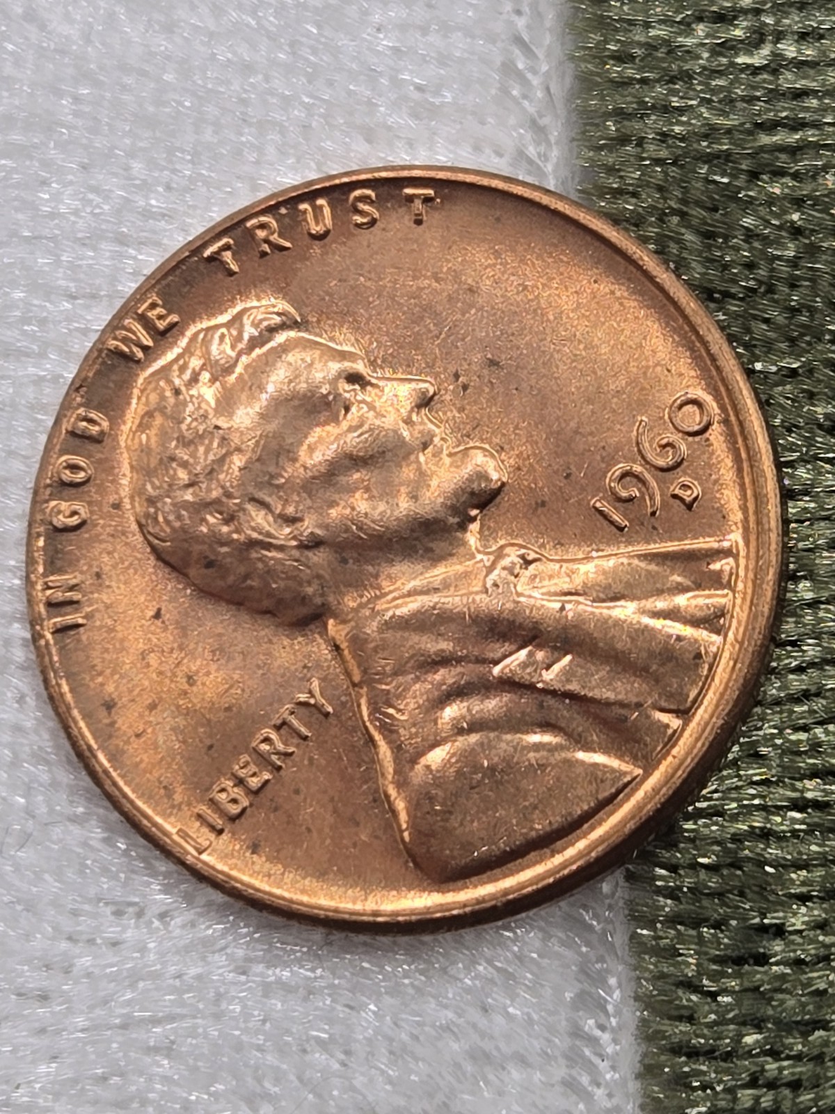 1960 D Lincoln Memorial Cent