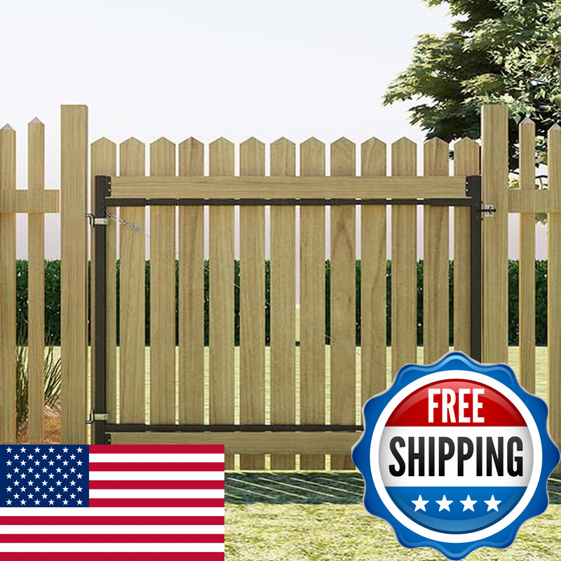 Barnbase Adjustable Gate Kit Fence Gate Kit Anti Sag Gate Kit For 36In - 72In W